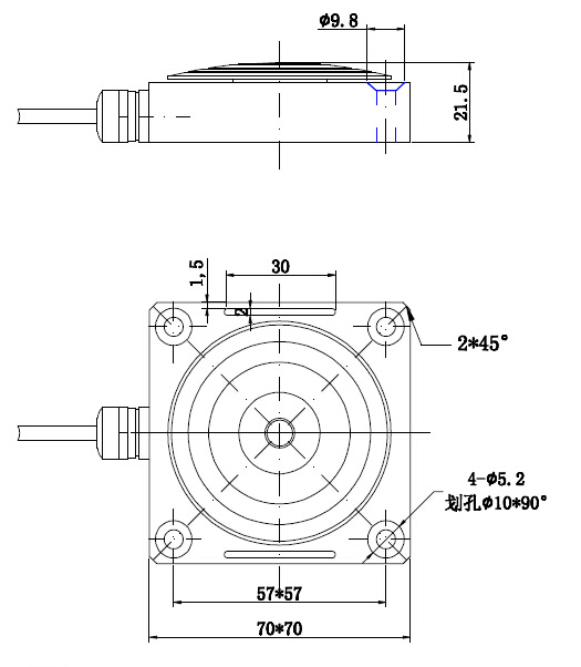 LZ-TB踏板力传感器(图1)