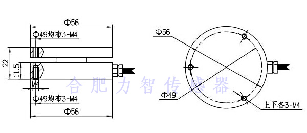  LZ-F2法兰式称重传感器(图1)