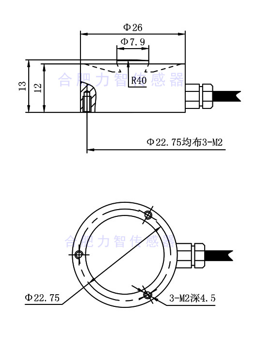 LZ-WXF26微型荷重传感器(图1)